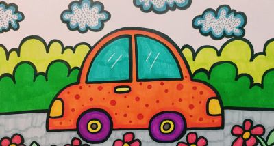 简笔画小汽车的画法，交通工具简笔画，一起来画小汽车吧 - 今日头条