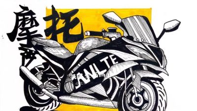 23张交通工具线描儿童绘画，值得收藏！ - 图画吧TUHUABA