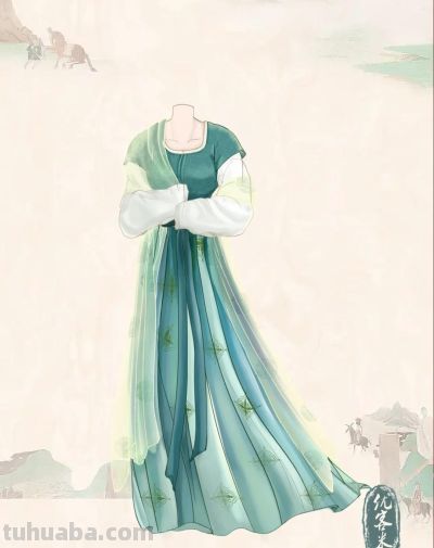 中国传统服饰插画，不应该成为逐渐被遗忘的绝色 - 图画吧TUHUABA