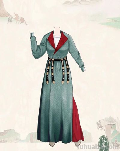 中国传统服饰插画，不应该成为逐渐被遗忘的绝色 - 图画吧TUHUABA