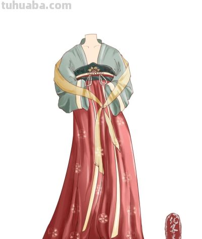 中国传统服饰插画，不应该成为逐渐被遗忘的绝色 - 图画吧TUHUABA