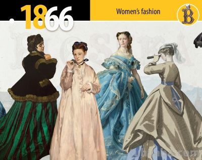 1860年代欧洲复古服饰绘画参考，美到失语！（服饰参考） - 图画吧TUHUABA