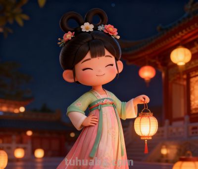 盛唐图鉴！唐装Q版头像合集，软萌古韵【来自豆师傅的绘画】 - 图画吧TUHUABA