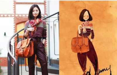 超喜欢！插画师笔下的网模 - 图画吧TUHUABA