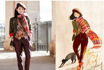 超喜欢！插画师笔下的网模 - 图画吧TUHUABA