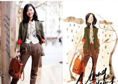 超喜欢！插画师笔下的网模 - 图画吧TUHUABA