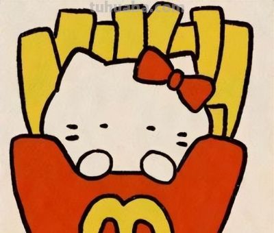 可爱的食物简笔画 - 图画吧TUHUABA