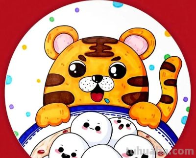 绘画素材—让人流口水的冬天美食少儿儿童创意画课例，太厉害了！ - 图画吧TUHUABA