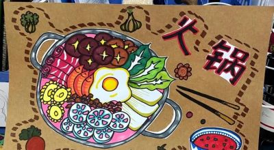 绘画素材—让人流口水的冬天美食少儿儿童创意画课例，太厉害了！ - 图画吧TUHUABA