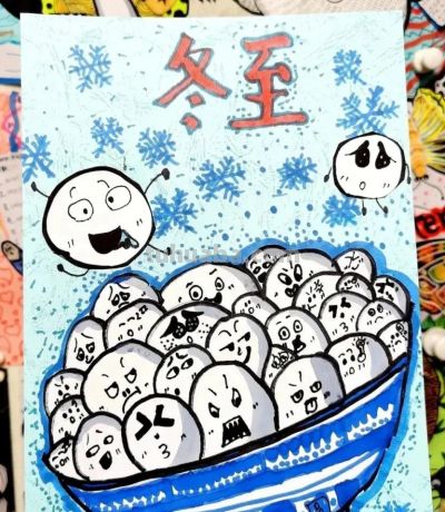 绘画素材—让人流口水的冬天美食少儿儿童创意画课例，太厉害了！ - 图画吧TUHUABA