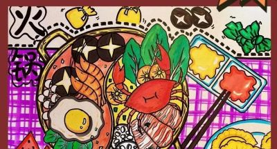 绘画素材—让人流口水的冬天美食少儿儿童创意画课例，太厉害了！ - 图画吧TUHUABA