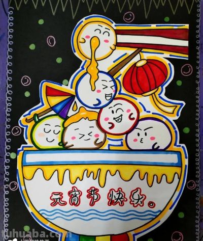 绘画素材—让人流口水的冬天美食少儿儿童创意画课例，太厉害了！ - 图画吧TUHUABA