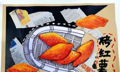 绘画素材—让人流口水的冬天美食少儿儿童创意画课例，太厉害了！ - 图画吧TUHUABA