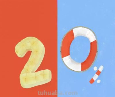 日常生活和度假两种情绪，一套简单插画就淋漓尽致出来了 - 图画吧TUHUABA