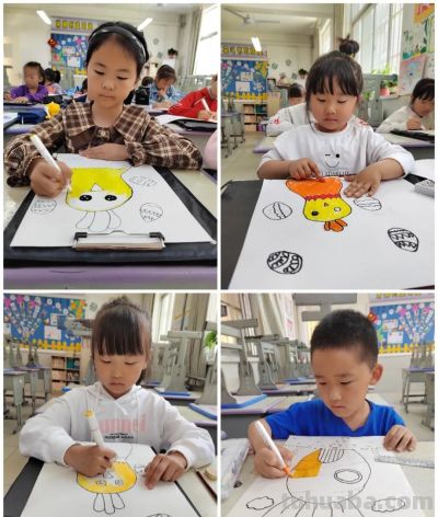 简化生活 绘出精彩 ——记临渭区胜利小学活动中心简笔画课堂 - 图画吧TUHUABA