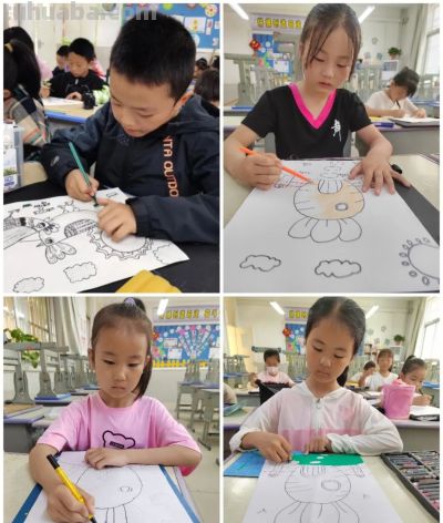 简化生活 绘出精彩 ——记临渭区胜利小学活动中心简笔画课堂 - 图画吧TUHUABA