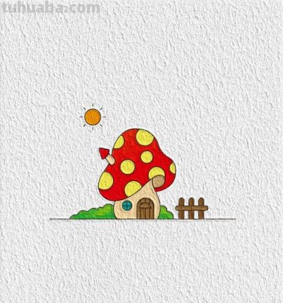 简笔画~房子 - 图画吧TUHUABA