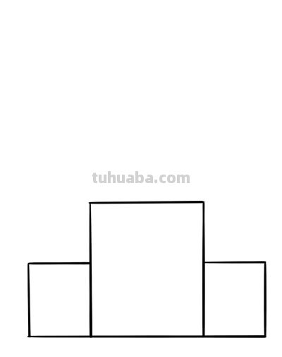 儿童简笔画#幼儿园美术#城堡简笔画#可打印 - 图画吧TUHUABA