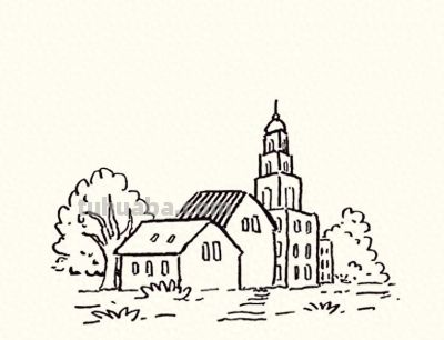 有手就会画！极简建筑风景画，初学者收藏