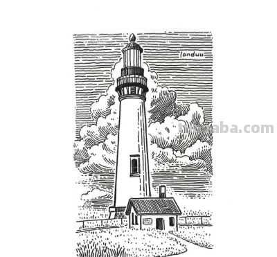 有手就会画！极简建筑风景画，初学者收藏 - 图画吧TUHUABA