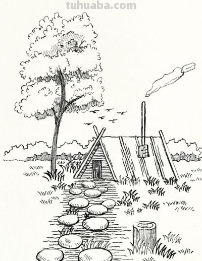 有手就会画！极简建筑风景画，初学者收藏 - 图画吧TUHUABA