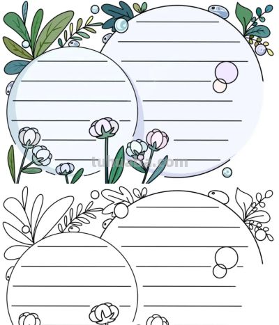 手绘集‖手抄报模板 - 图画吧TUHUABA