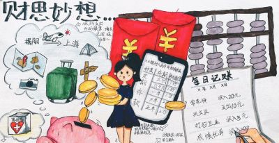 金育工程丨“财思妙想”中小学生绘画、手抄报、视频创作大赛部分获奖作品展示（手抄报类） - 图画吧TUHUABA