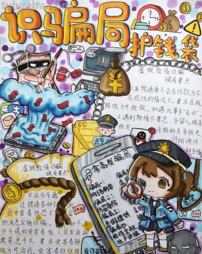 金育工程丨“财思妙想”中小学生绘画、手抄报、视频创作大赛部分获奖作品展示（手抄报类） - 图画吧TUHUABA