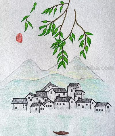 彩铅画欣赏 - 图画吧TUHUABA