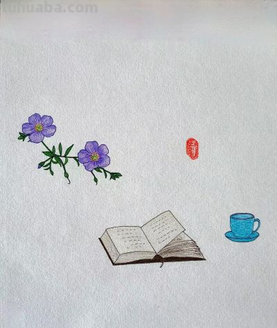 彩铅画欣赏 - 图画吧TUHUABA