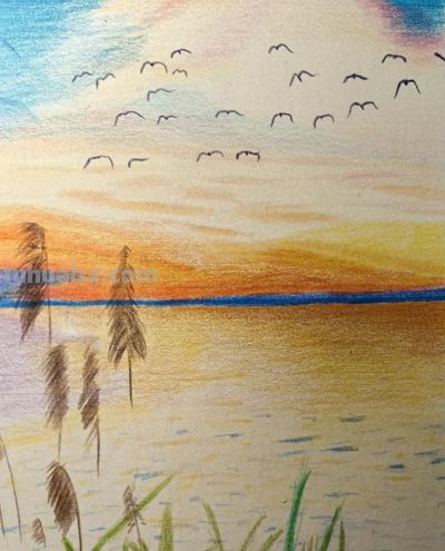 彩铅画🖼️欣赏