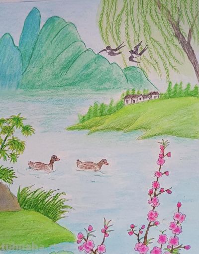 彩铅画🖼️欣赏 - 图画吧TUHUABA