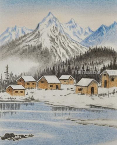 写实彩铅画欣赏