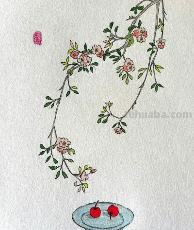 彩铅画风景 - 图画吧TUHUABA