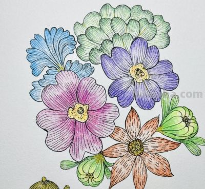 小众壁纸：彩铅画 - 图画吧TUHUABA