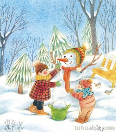 彩铅画：雪季🌨️