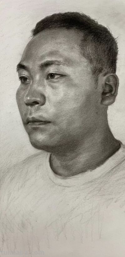 素描头像 - 图画吧TUHUABA