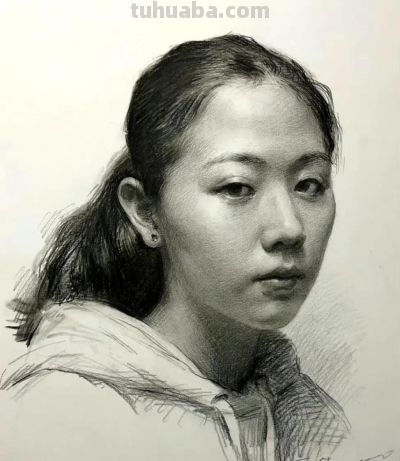 顶尖美术学院保送生夏理佳人物肖像素描速写作品欣赏 - 顶尖美术学院保送生夏理佳人物肖像素描速写作品欣赏 - 图画吧TUHUABA