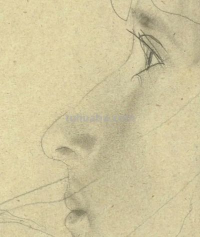 他画素描从不画线稿，简单几笔就能画出造型，网友：真正的大师 - 图画吧TUHUABA