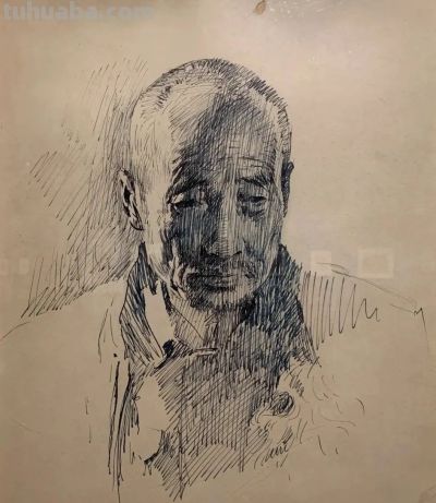 央美老教授：詹建俊素描速写 - 图画吧TUHUABA