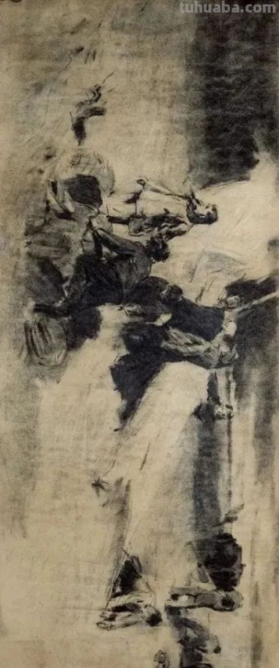 央美老教授：詹建俊素描速写 - 图画吧TUHUABA