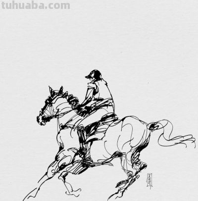 印度速写高手 | 灵魂线性素描 - 图画吧TUHUABA