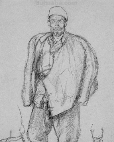 杨飞云素描速写 - 图画吧TUHUABA