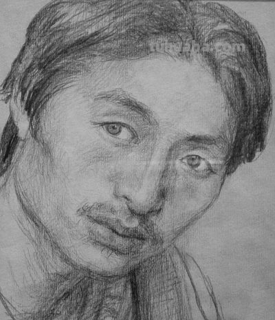 杨飞云素描速写 - 图画吧TUHUABA