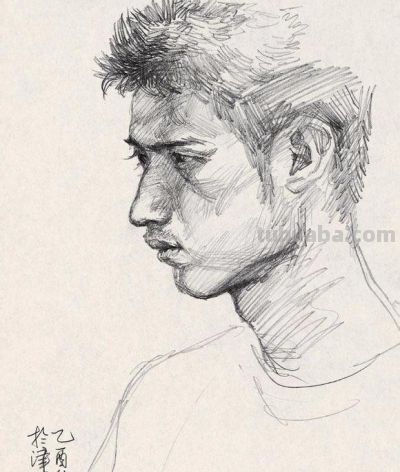 何家英素描速写 - 图画吧TUHUABA