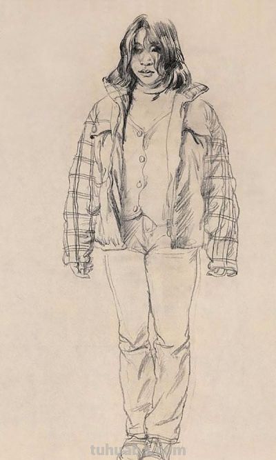 何家英素描速写 - 图画吧TUHUABA