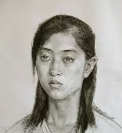 央美王少伦素描速写 - 图画吧TUHUABA