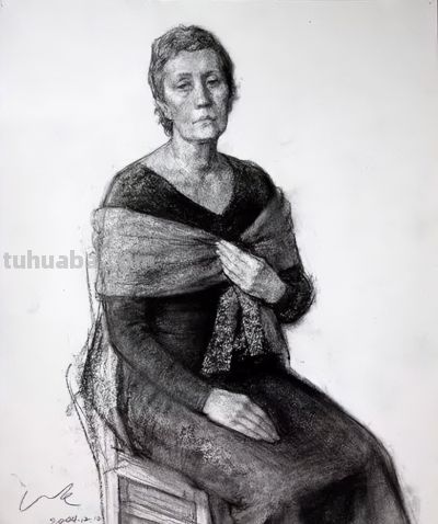 央美王少伦素描速写 - 图画吧TUHUABA