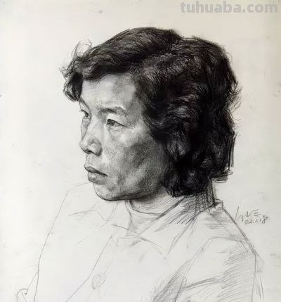 央美王少伦素描速写 - 图画吧TUHUABA