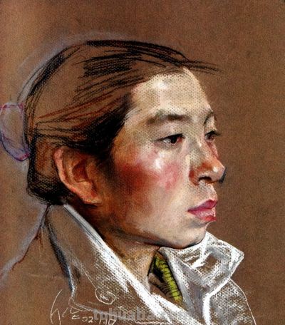 央美王少伦素描速写 - 图画吧TUHUABA
